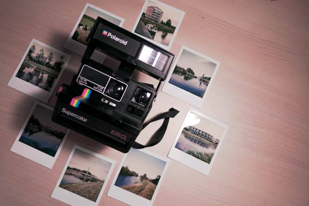 Photo Polaroid camera